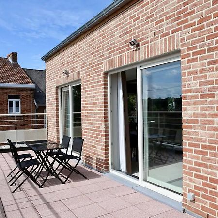 Loft En Duplex Avec Terrasse 3 Chambres Proche Pairi Daiza Mons Luaran gambar